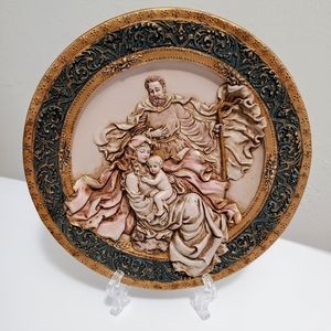 Renaissance Nativity plate 8 in